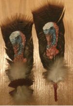 Turkey Head on Feather