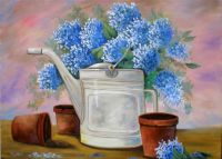 Blue Hydrangeas